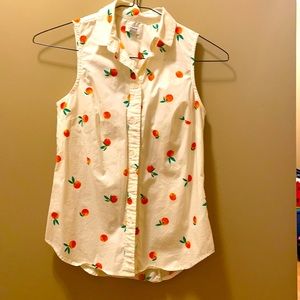 Jcrew Peach sleeveless